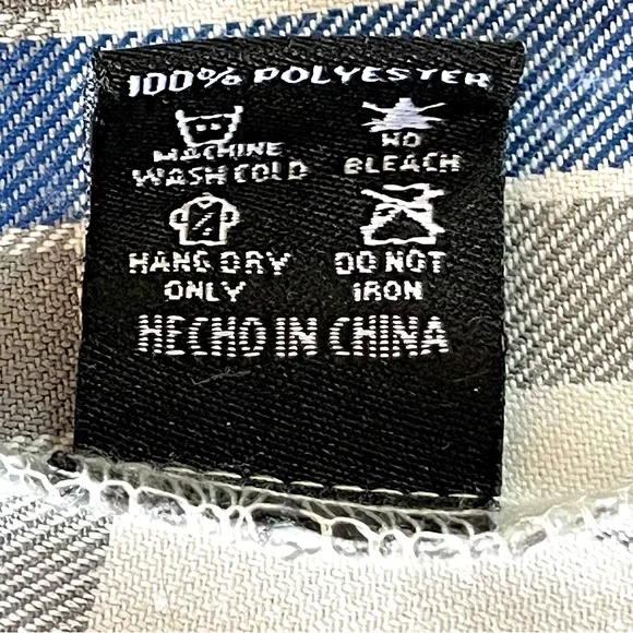 DIXXON Women’s ADAM’S POLISHES RINSER Plaid Flannel Shirt Limited Edition Size S - Picture 13 of 13